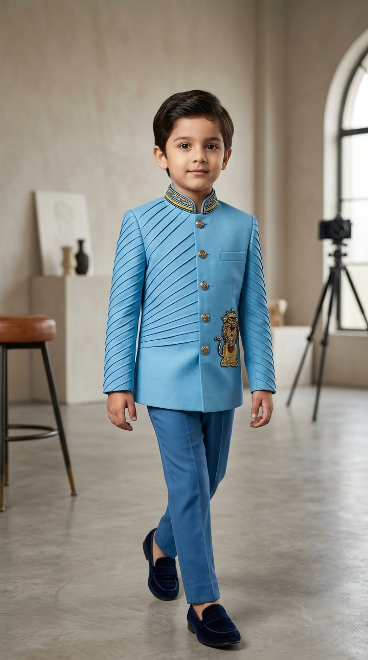 Pre Order: Azure Majesty Sherwani