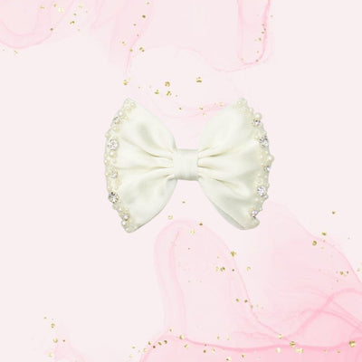 Satin Bowie Alligator Hair Clip