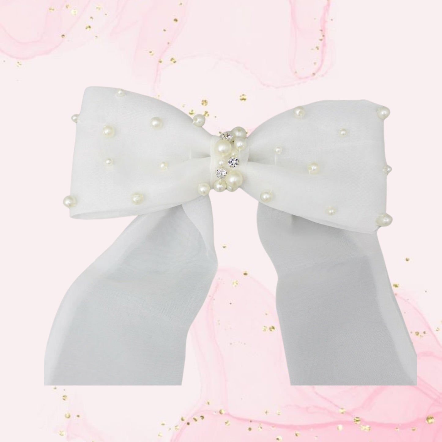 Long Tail Bow Hair Clip