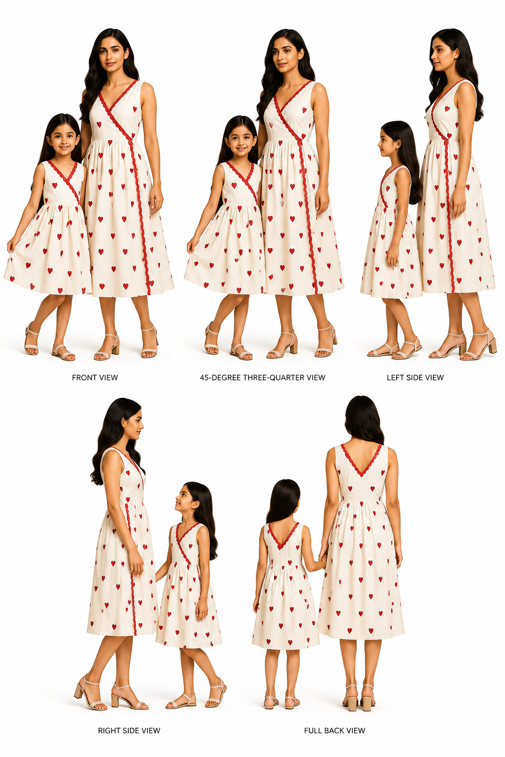 Pre Order: White Hand Embroided Dress