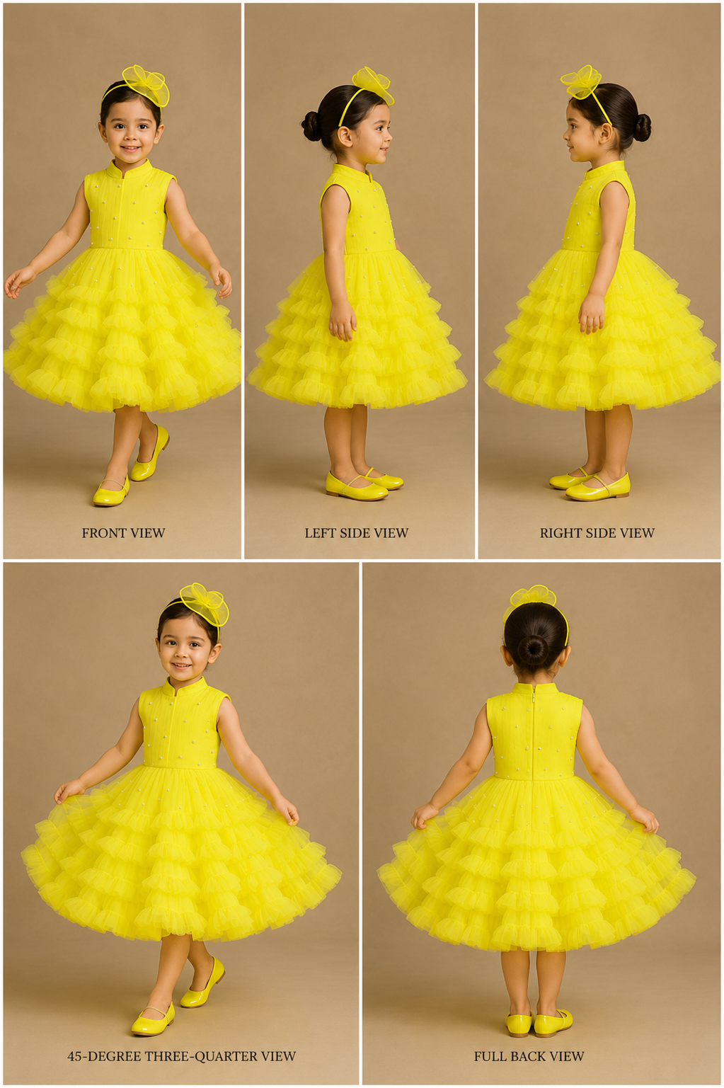 Pre Order: Eva Net Pearl Embellished Dress