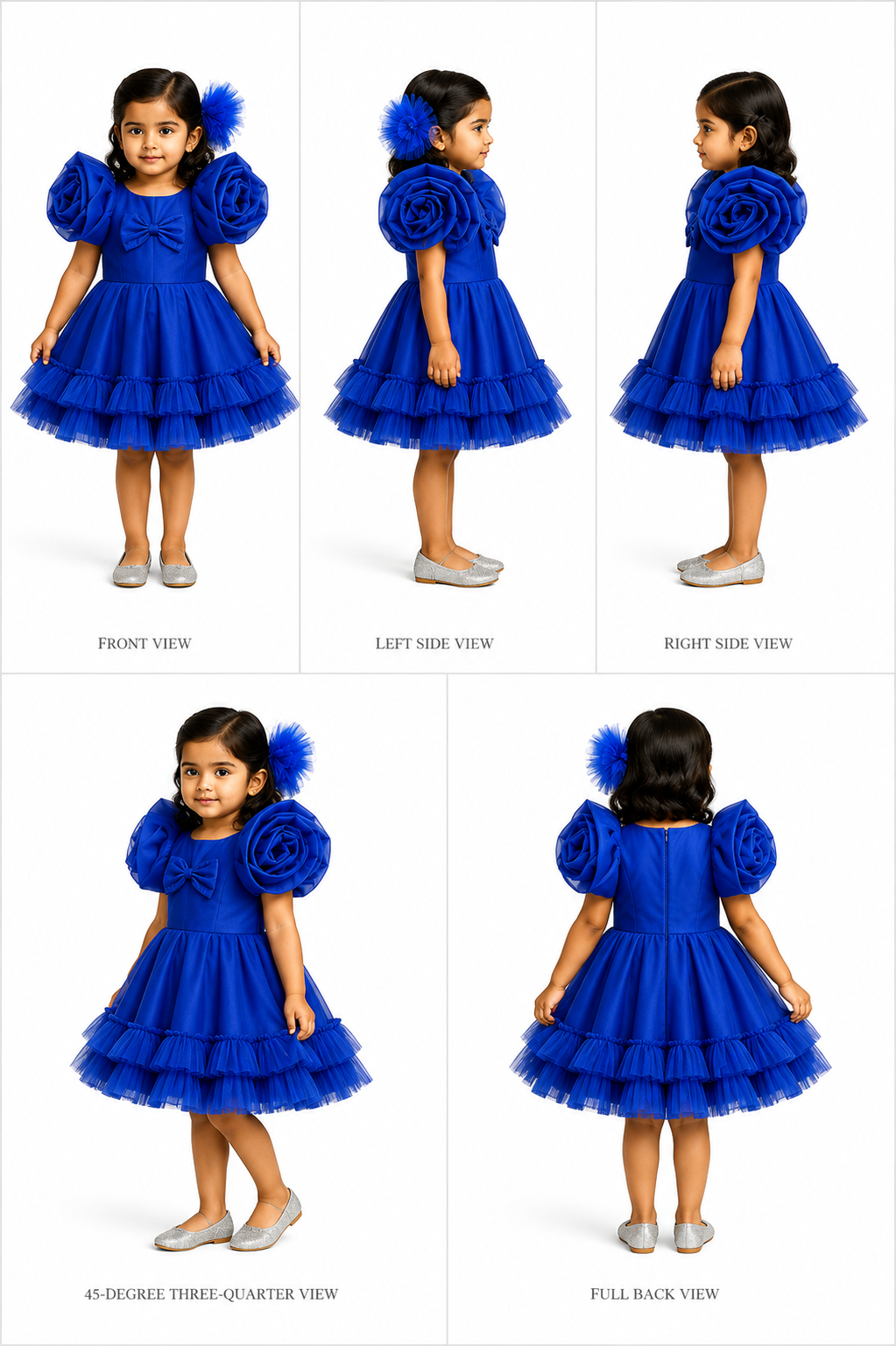 Pre Order: Elegant Rosy Sleeves Dress