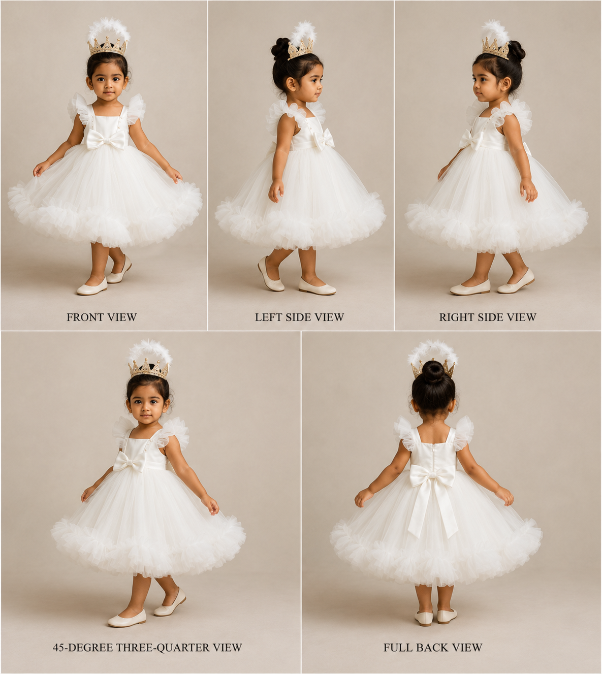 Pre Order: Niko White Net Dress
