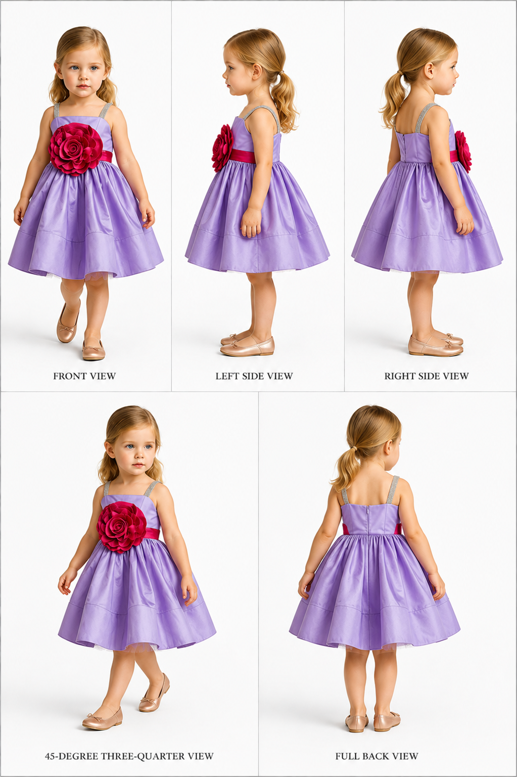 Pre Order : Adorable Pink Floral Dress