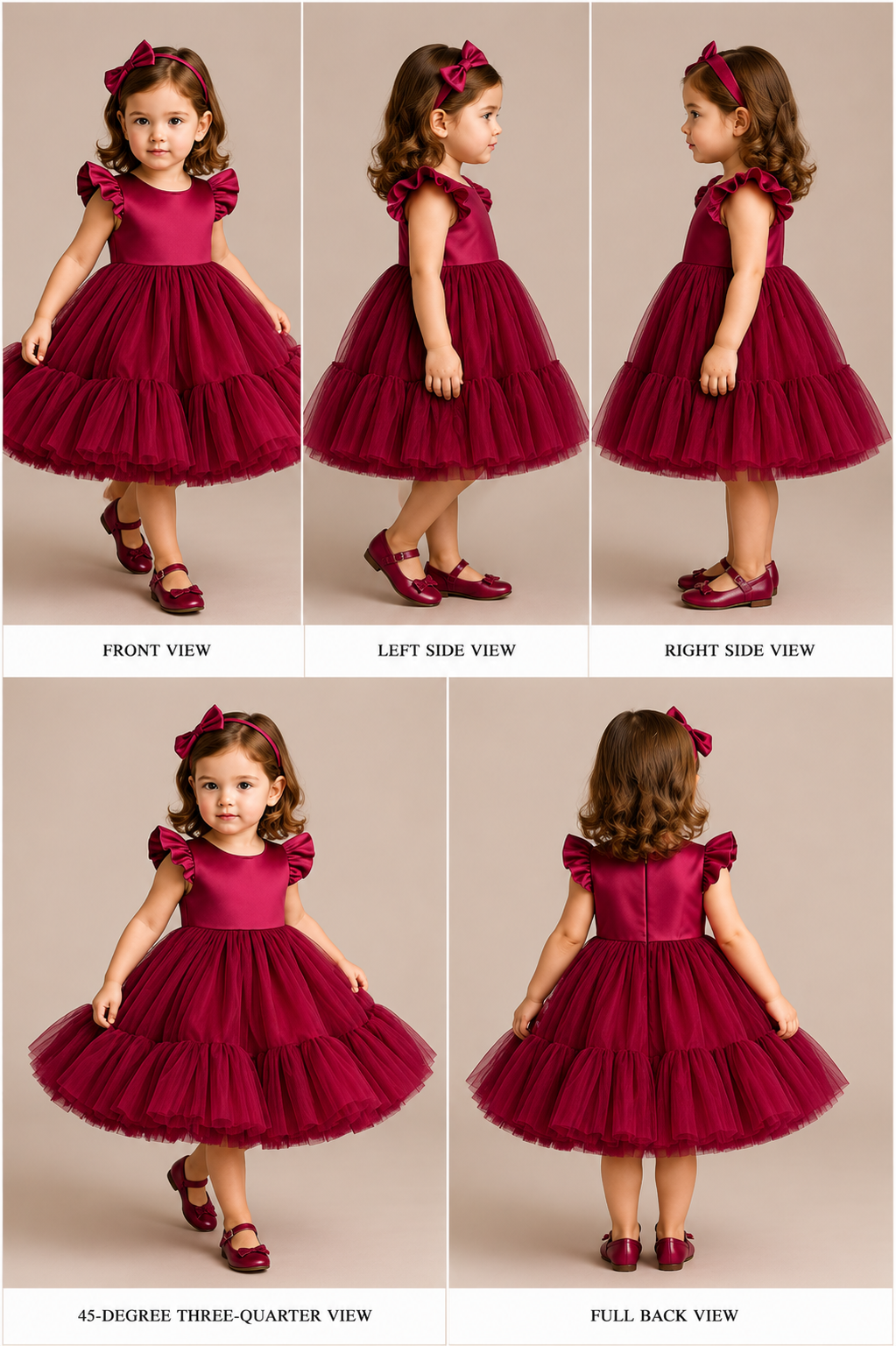 Pre Order: Hot Pink Frill Dress