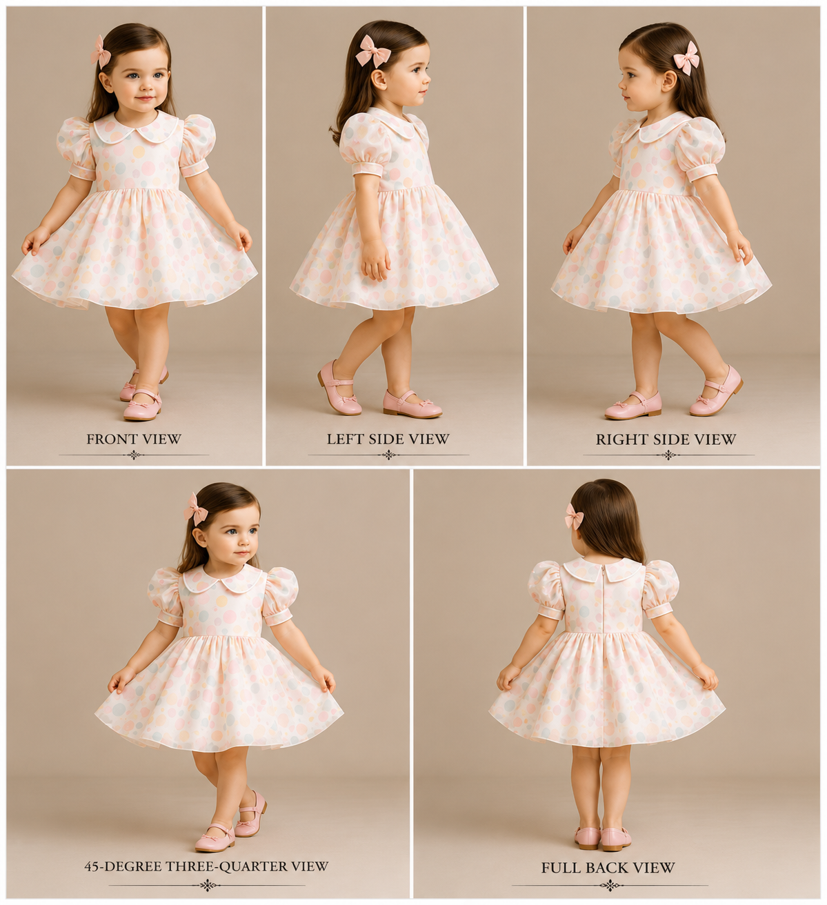 Pre Order: Colourful Bubbly Flared Dress
