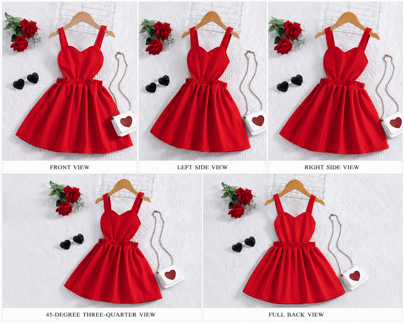 Pre Order: Red Heart Cute Mini Dress