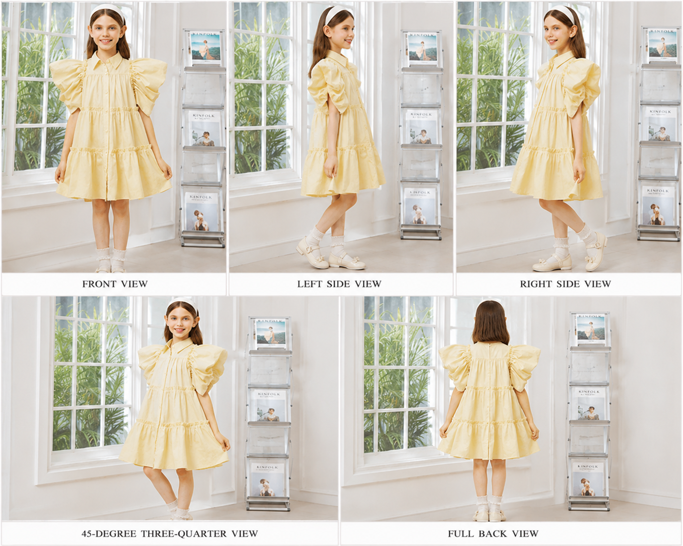Pre Order: Jovial Summer Yellow Cotton Dress