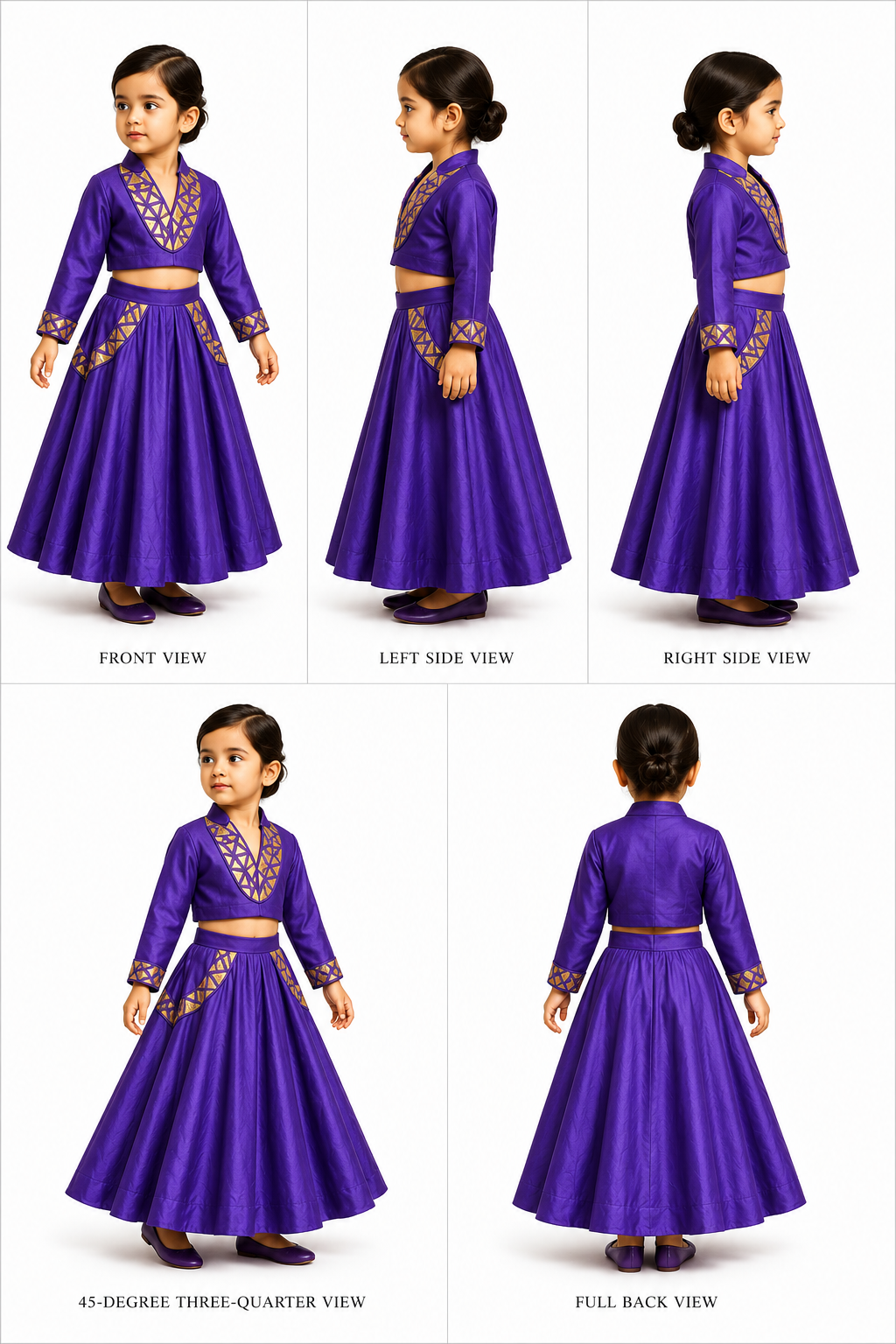 Pre Order: Embellished Top And Lehenga