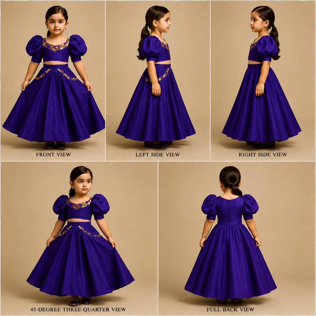 Pre Order: Embellished Top And Lehenga