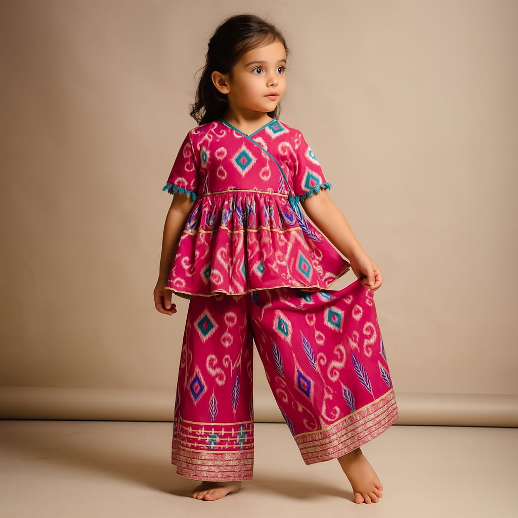 Pre Order: Printed Kurti And Matching Pant