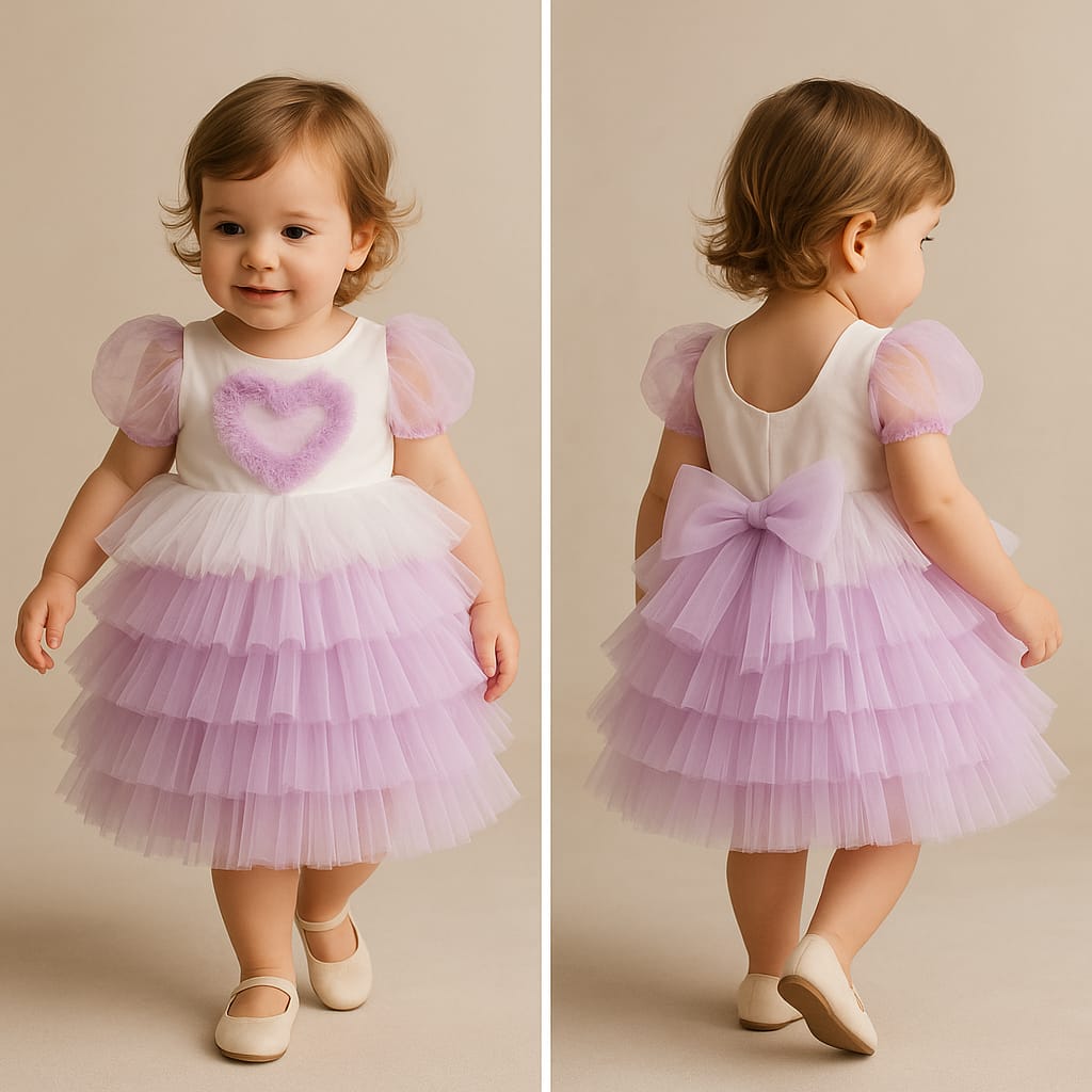 Pre Order: Tiana Purple Net Dress