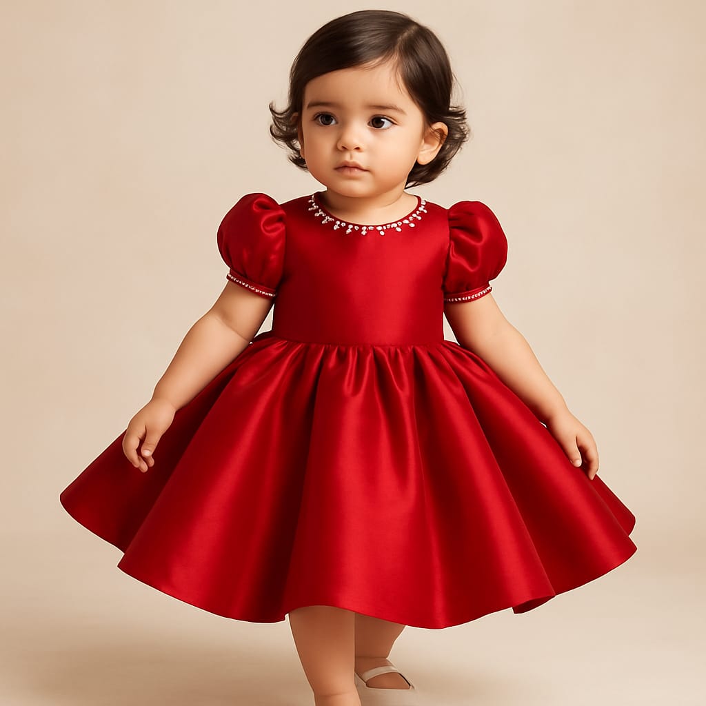 Pre Order: Ryan Red Satin Dress