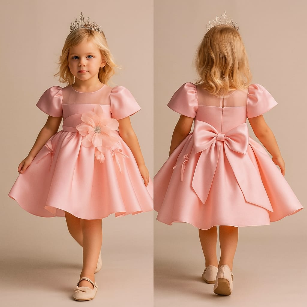 Pre Order: Cox Satin Pink Dress.