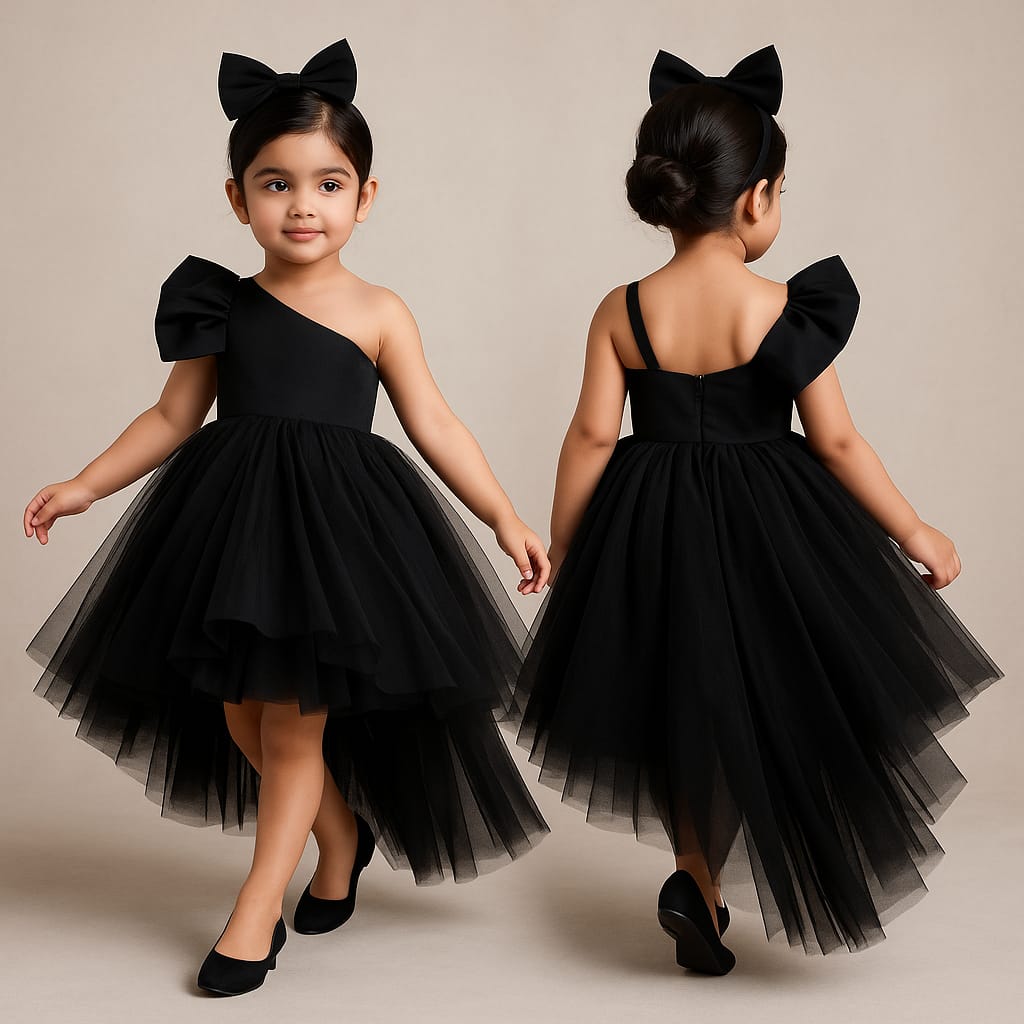 Pre Order: Beautiful Black Net Dress