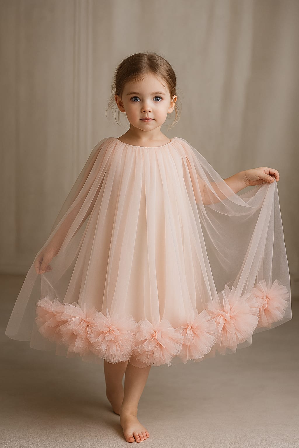 Pre Order: Fancy Ruffled Frilly Net Dress
