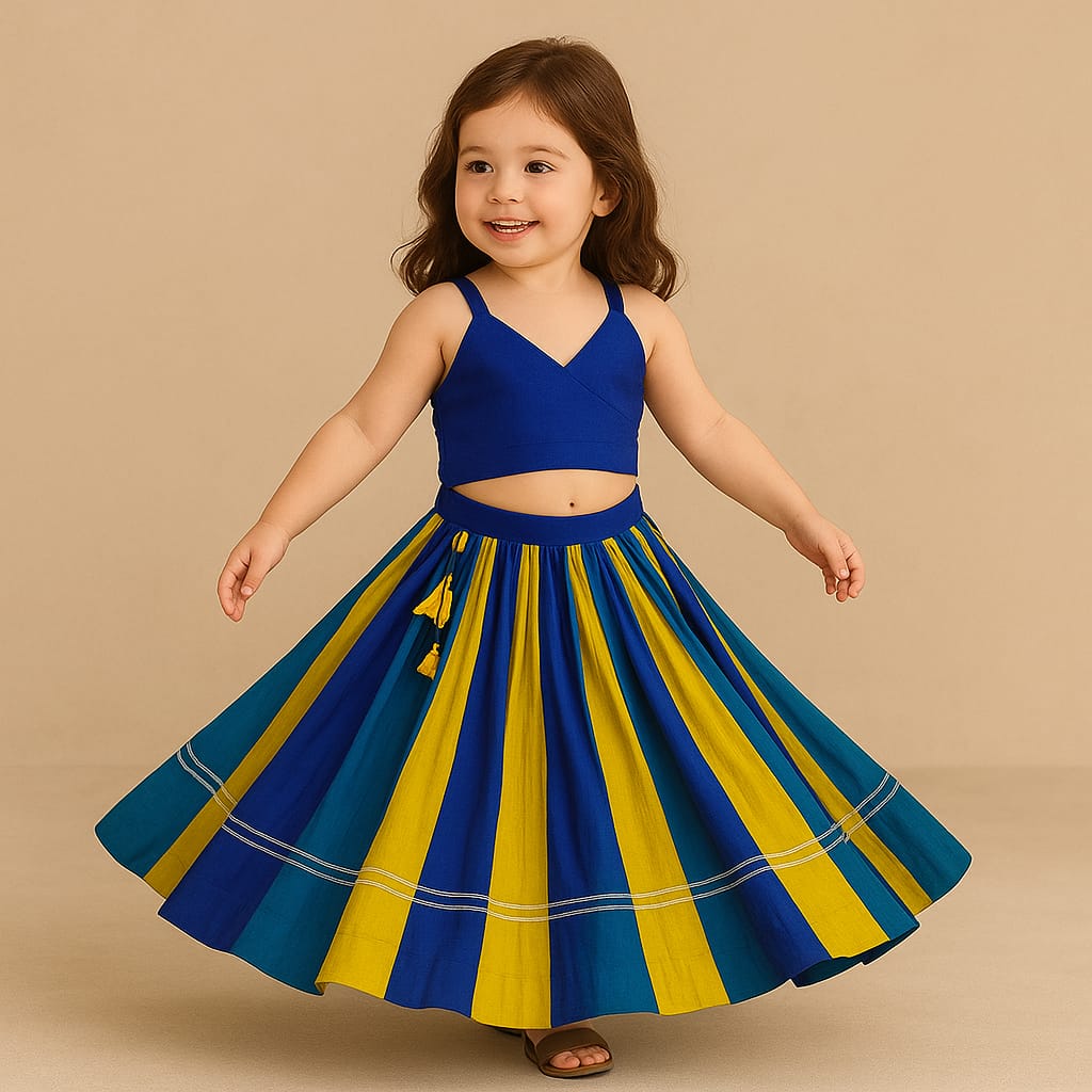 Pre Order: Multicolour Lehenga