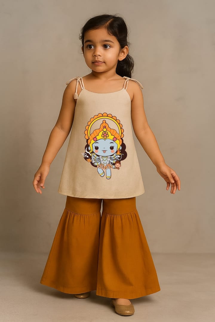 Pre Order: Goddess Kali Top With Palazzo