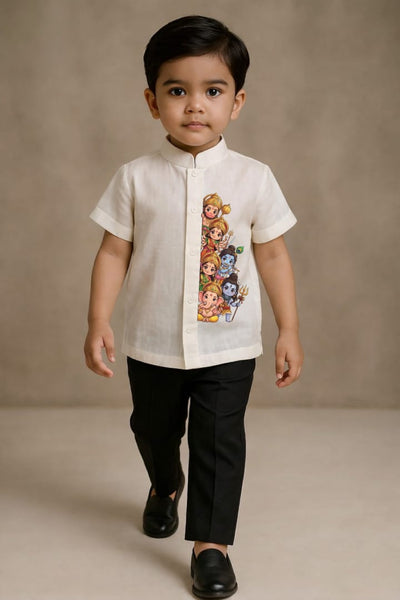Pre Order: Bal Devta Collective Hand Painted Coord Set