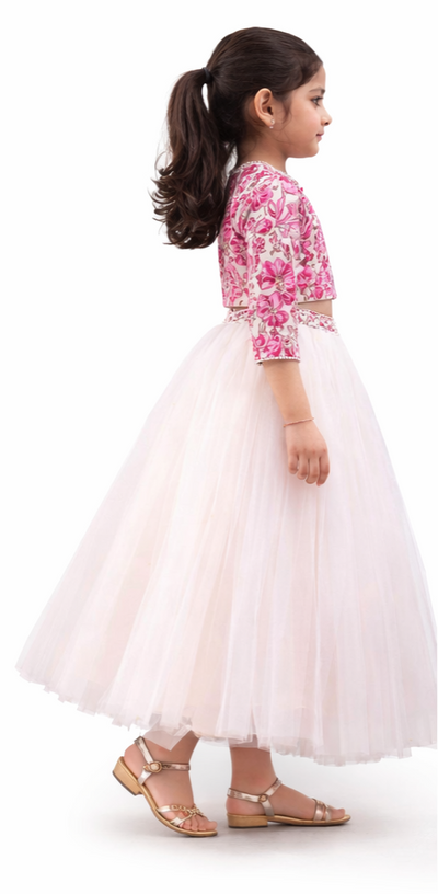 Pre Order: Rosy Petal Dream Lehenga Set