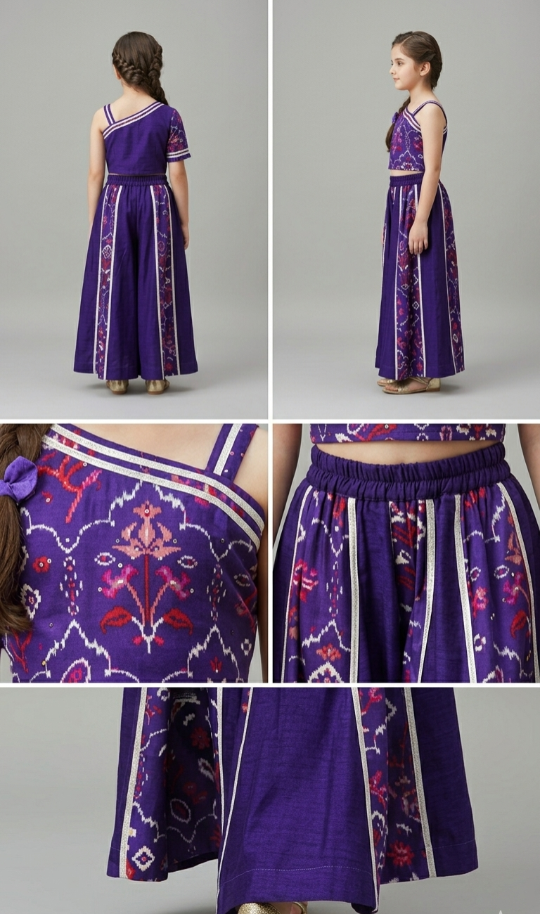 Pre Order: Purple Fairy Sharara Set