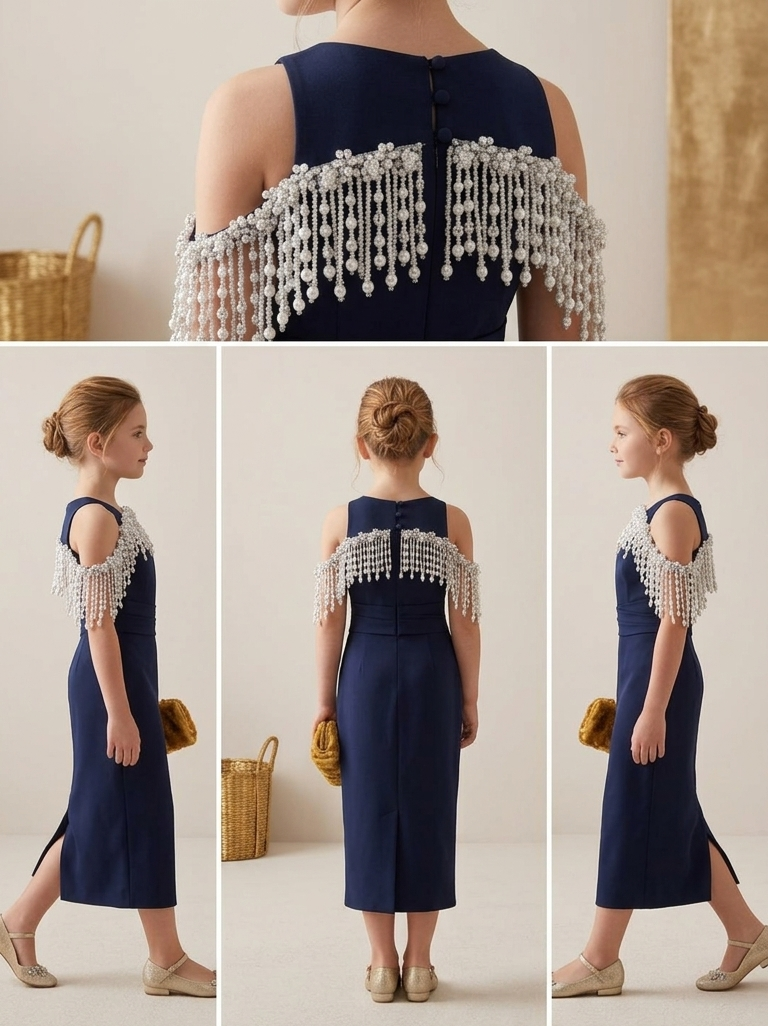 Pre Order: Midnight Pearl Princess Dress