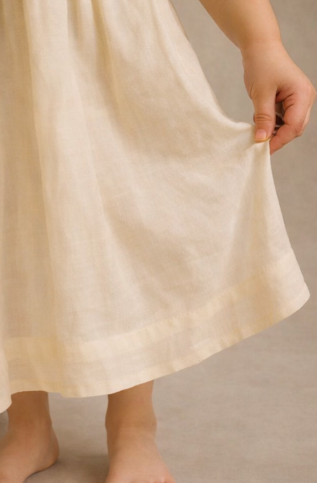 Pre Order: Bal Ram–Sita Divine Hand Painted Top With Skirt