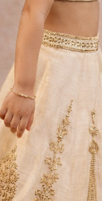 Pre Order: Golden Heritage Princess Lehenga Set