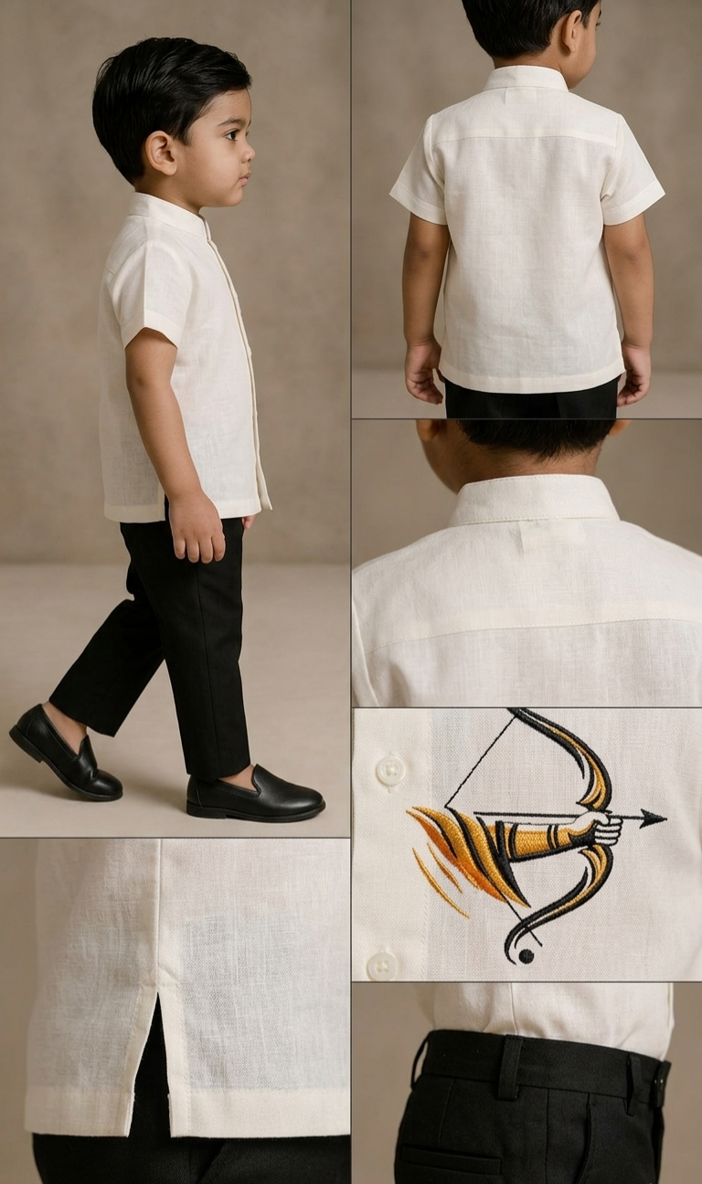Pre Order: Ram Dhanush Hand Painted Coord Set