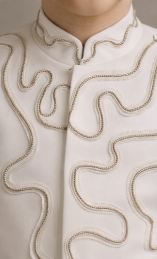 Pre Order: Luxe Embroidered Sherwani And Pant
