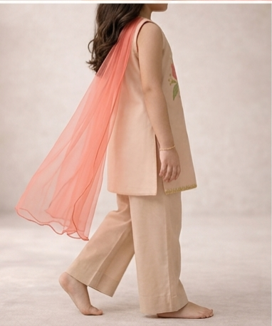 Pre Order: Rose Petal Kurta Set