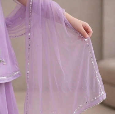 Pre Order: Flora Lavender Sharara Set