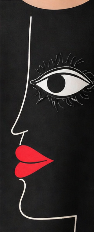 Pre Order: Mini Muse Face Art Dress