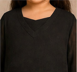Pre Order: Black Embroidered Top And Sharara