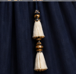 Pre Order: Front-Open Thread Embroidered Top And Pleated Lehenga
