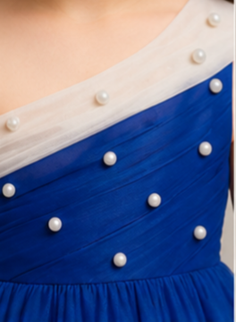 Pre Order: Dual Shaded Charming One Shoulder Gown