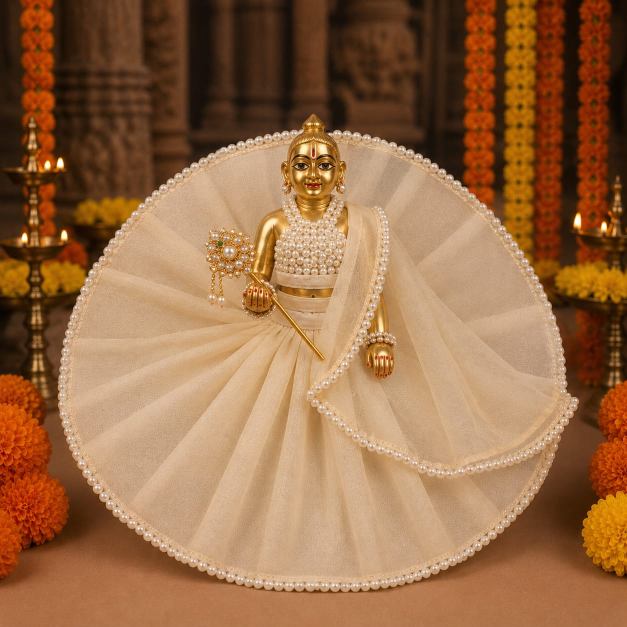Chandani Radha Ji Poshak