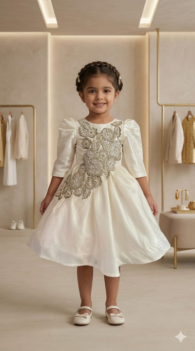 Pre Order: Ivory Bloom Couture Dress