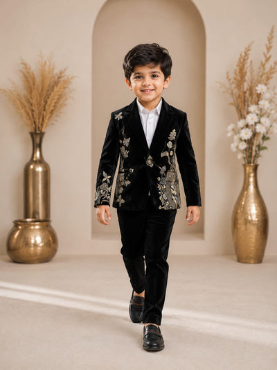 Pre Order: Prince Noir Ensemble Blazer Set