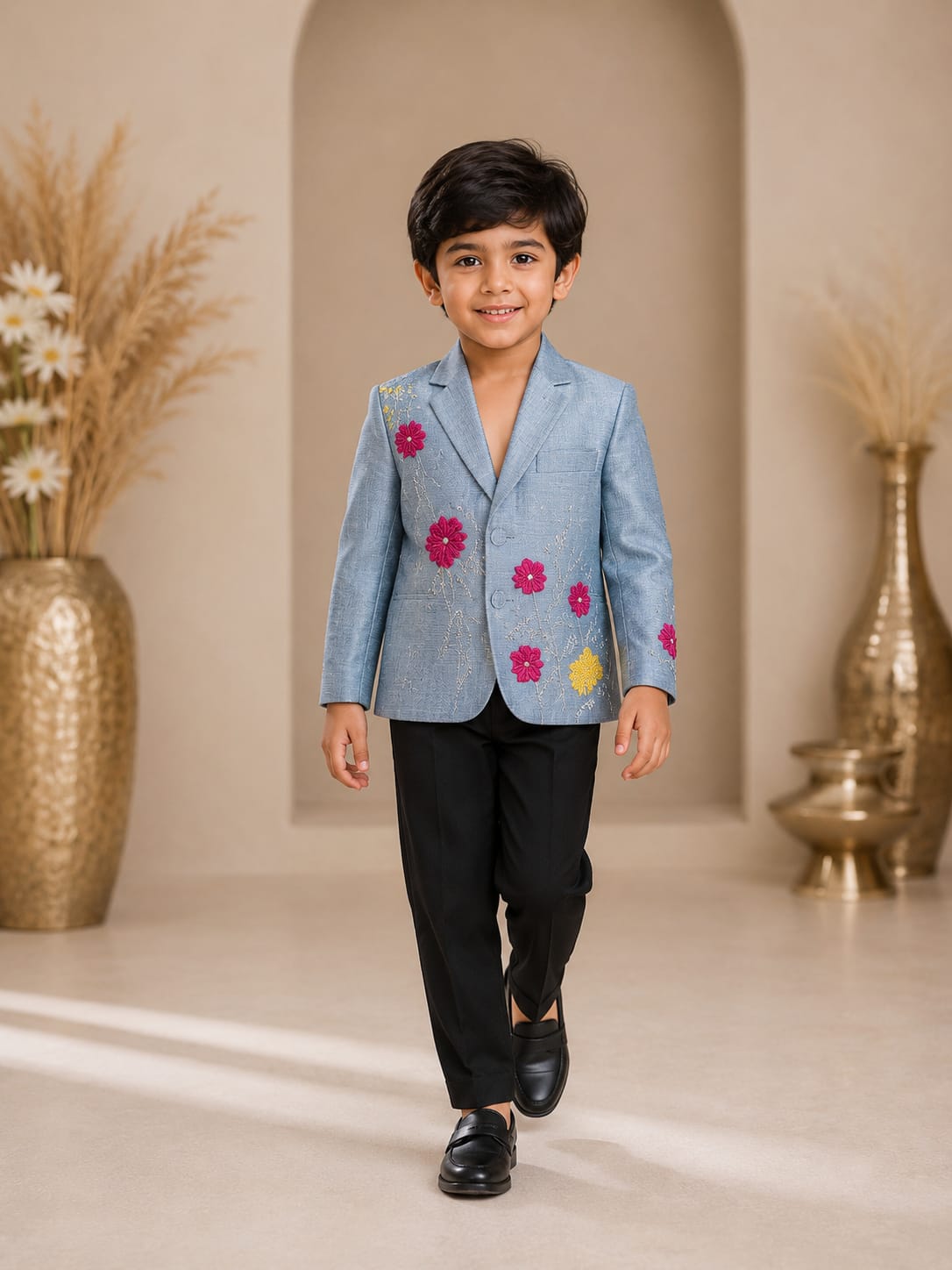Pre Order: Azure Bloom Blazer Set