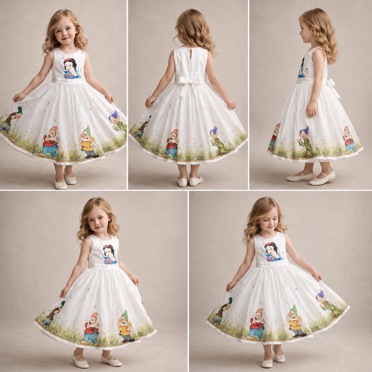Pre Order: Snow White Garden Twirl Dress