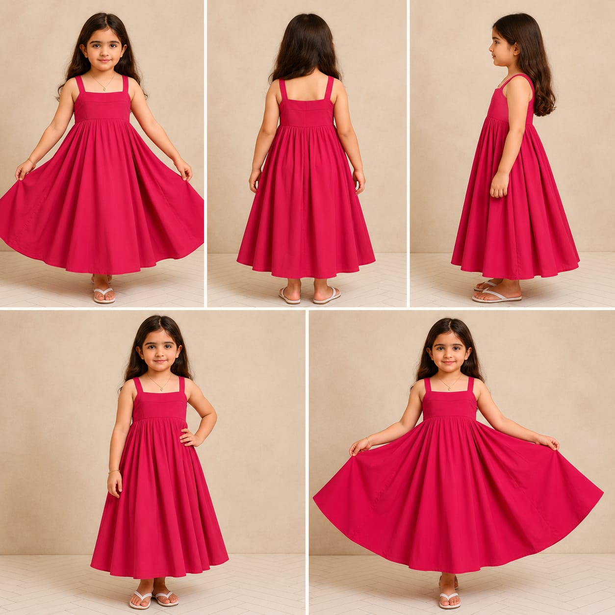 Pre Order: Pink Cotton Dress