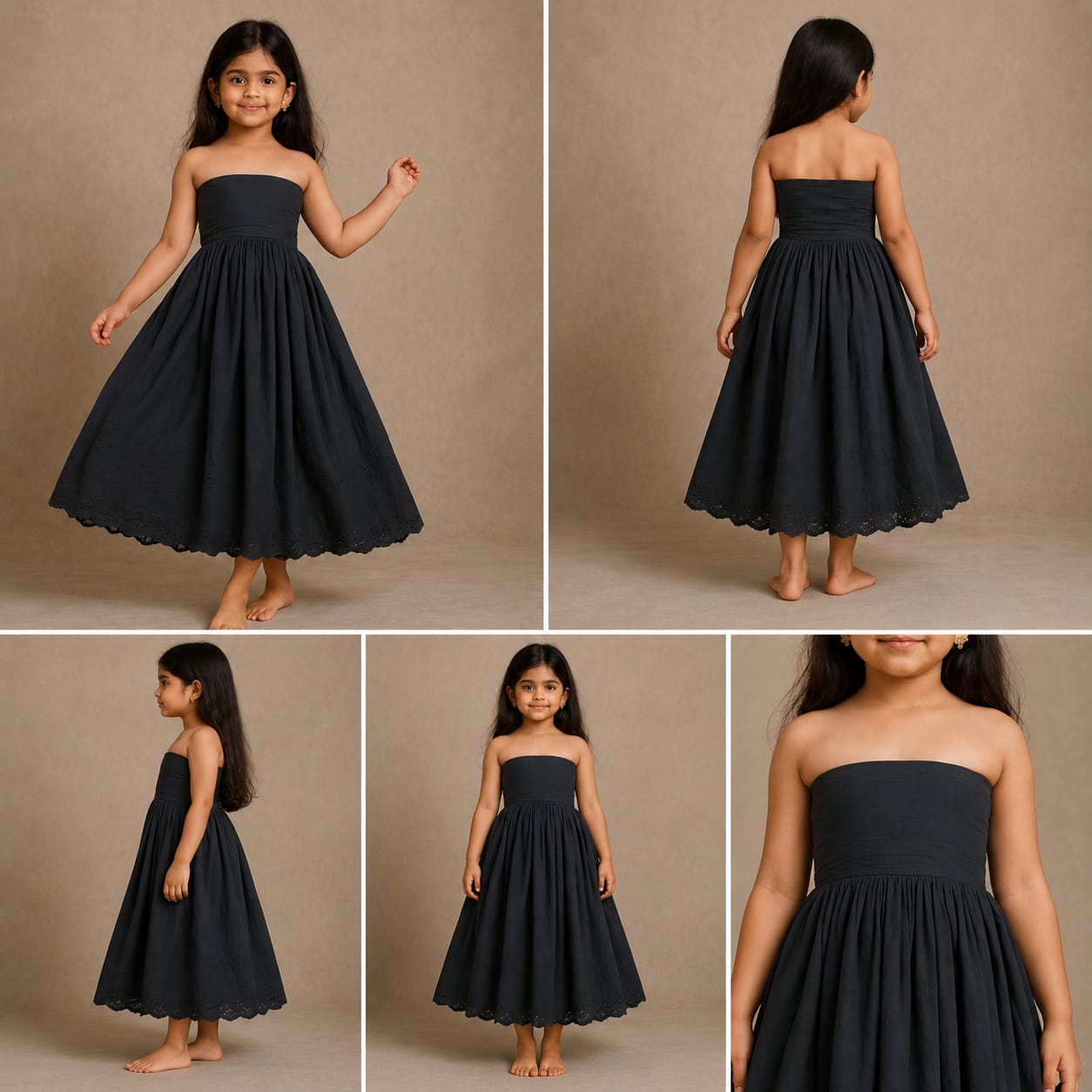 Pre Order: Black Cotton Dress