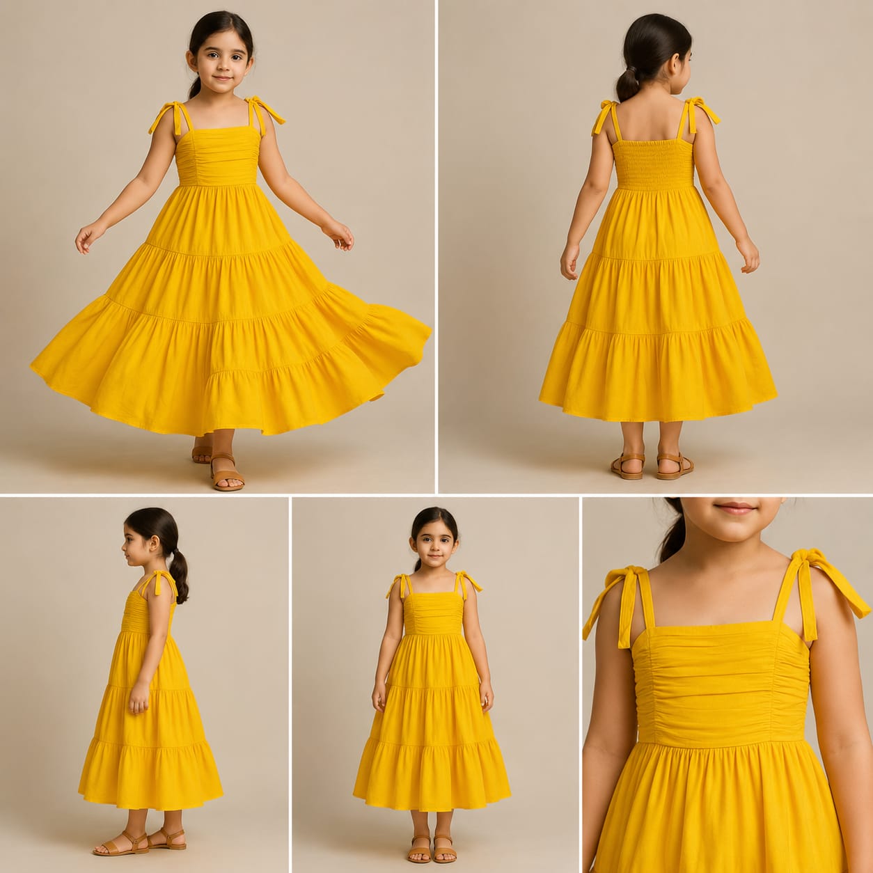 Pre Order: Yellow Cotton Dress