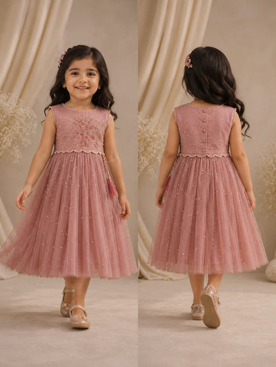 Pre Order: Blush Pearl Bloom Dress