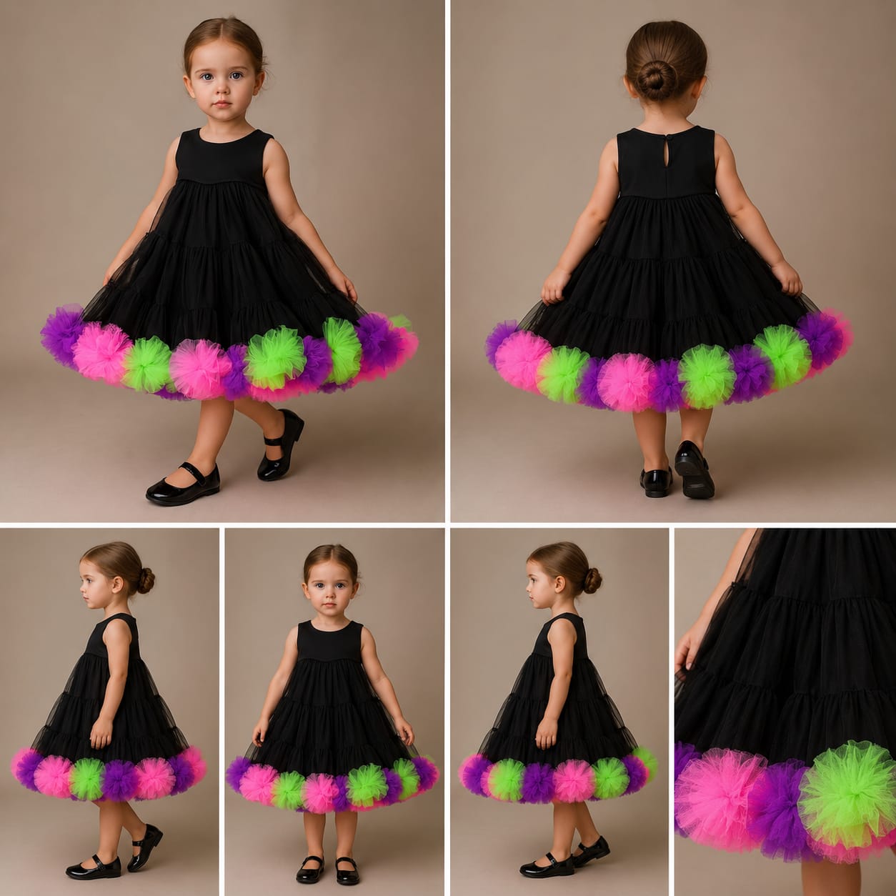 Pre Order: Dress With Ruffled Hem