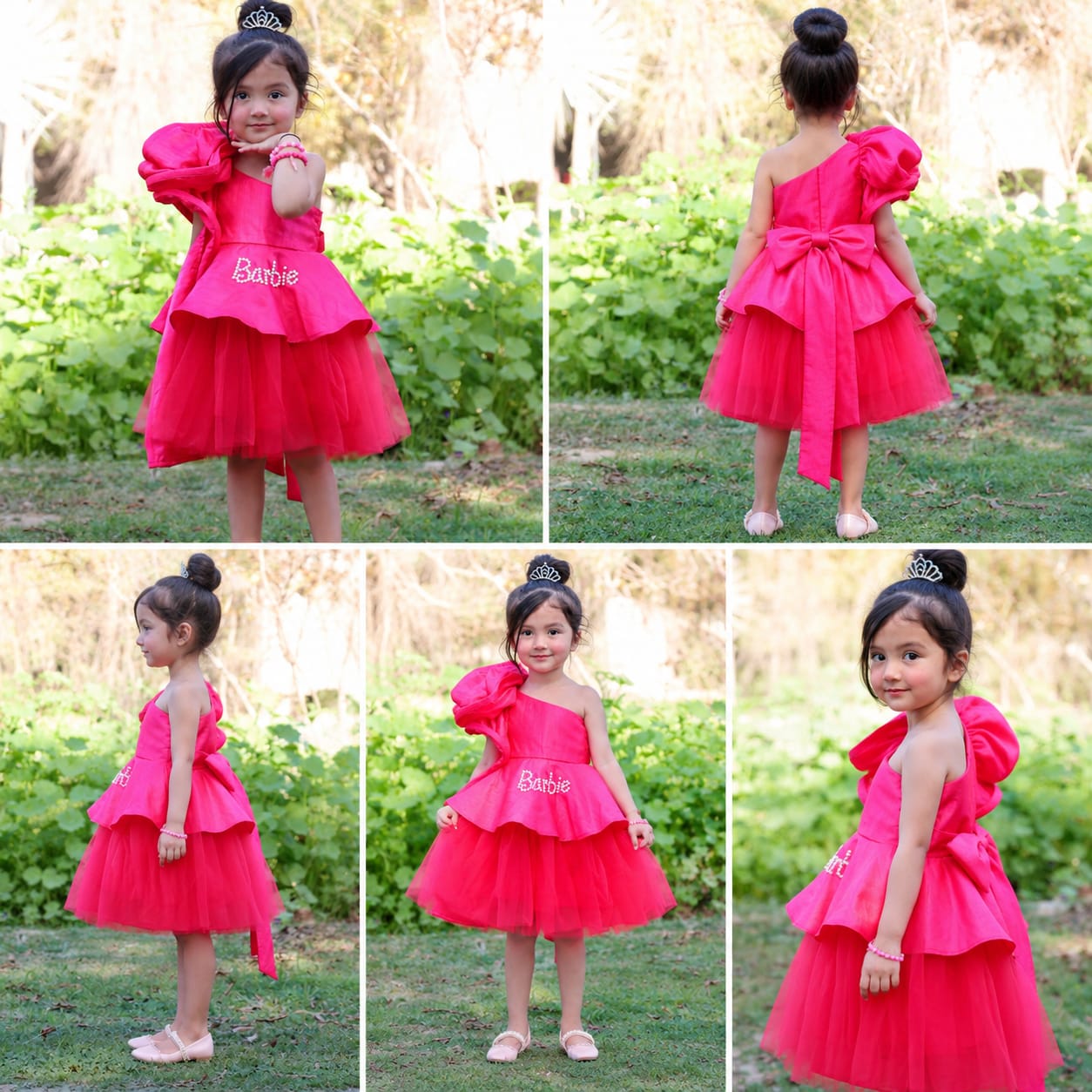 Pre Order: Stunning Swirl Ruffled One Shoulder Layered Dress