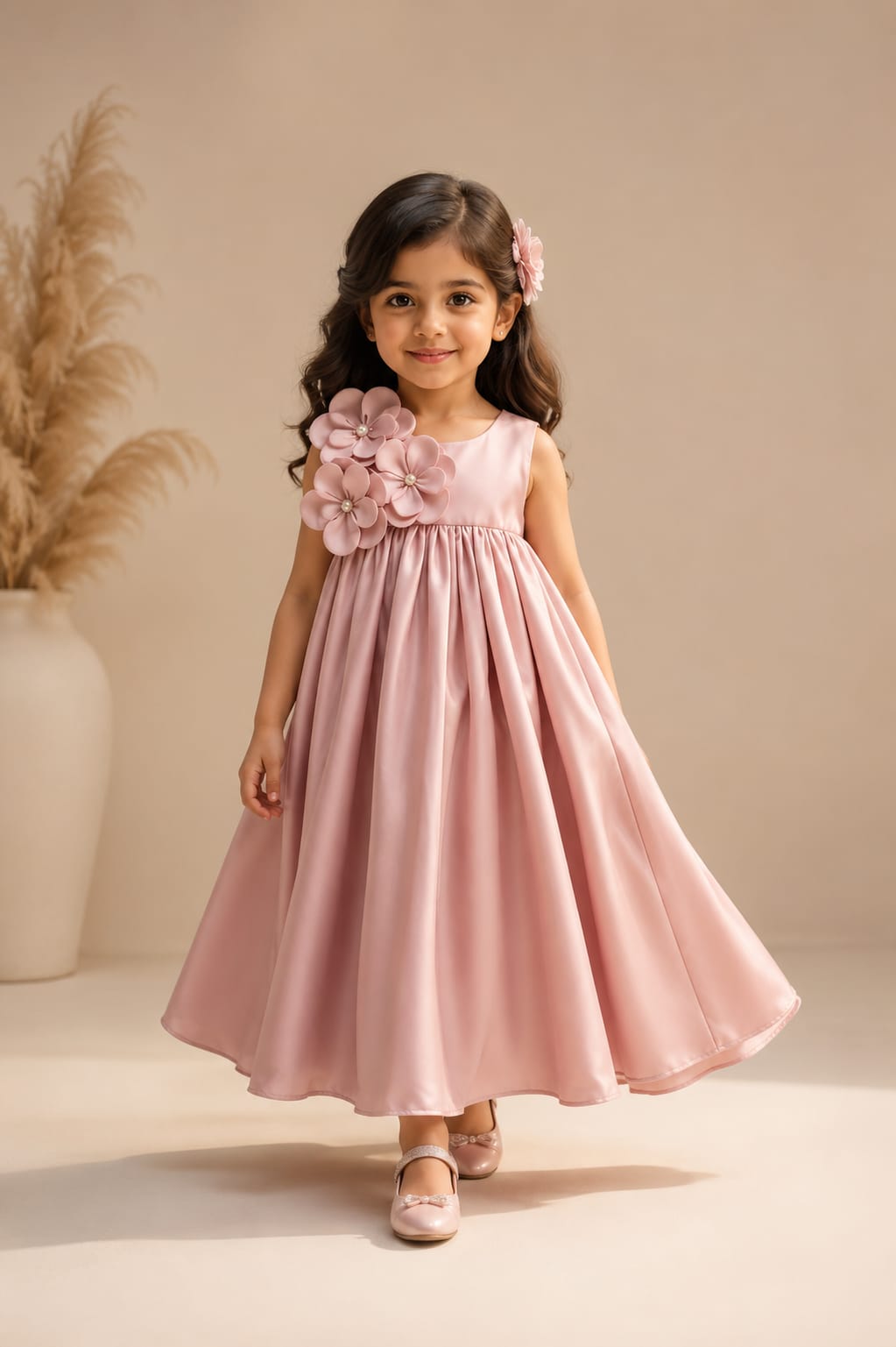 Pre Order: Rosé Petal Gown
