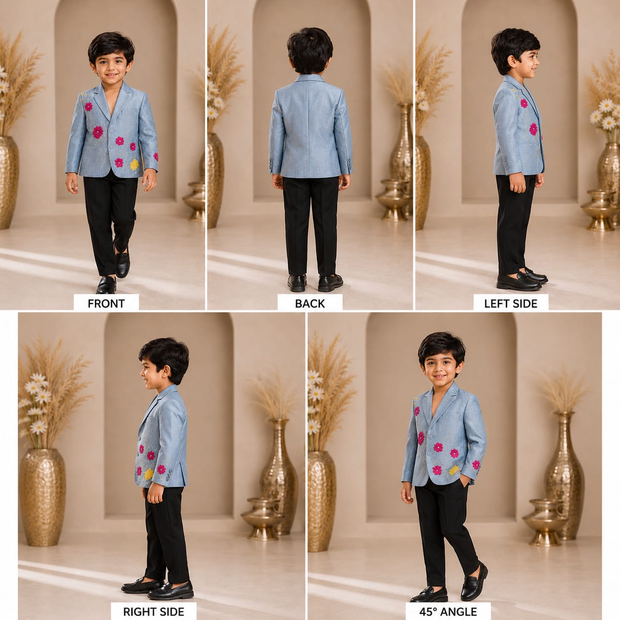 Pre Order: Azure Bloom Blazer Set
