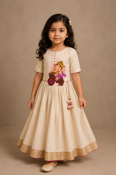 Pre Order : Bappa Ki Sawari Anarkali Set